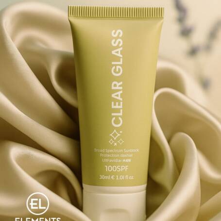 Clear Glass Sunblock - No White Cast by Dr. Zarqa