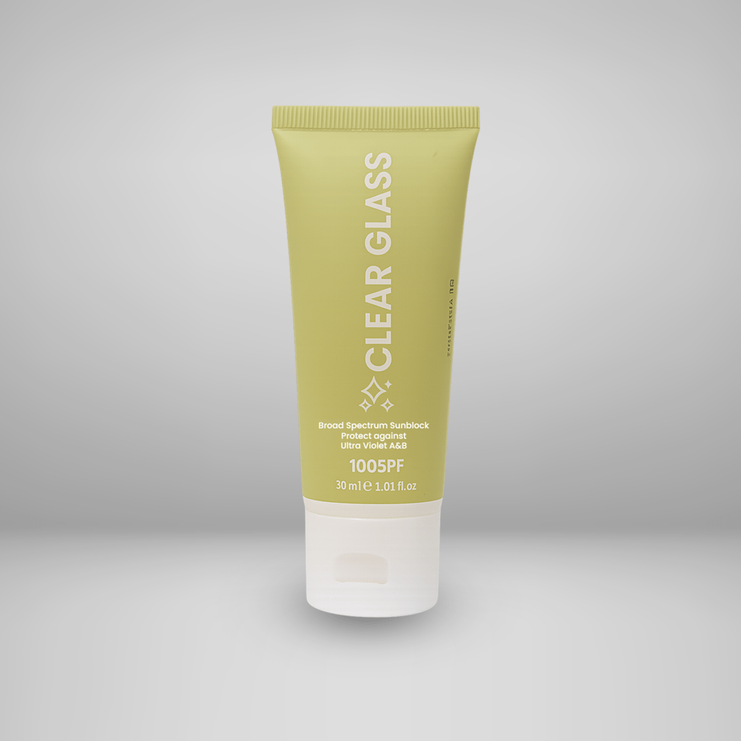 Clear Glass Sunblock