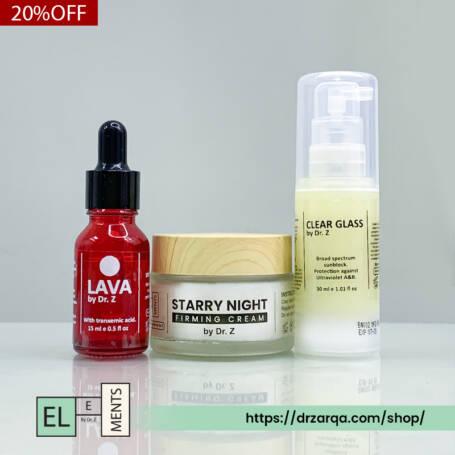 Lava Serum Starry Night Clear Glass Sunblock